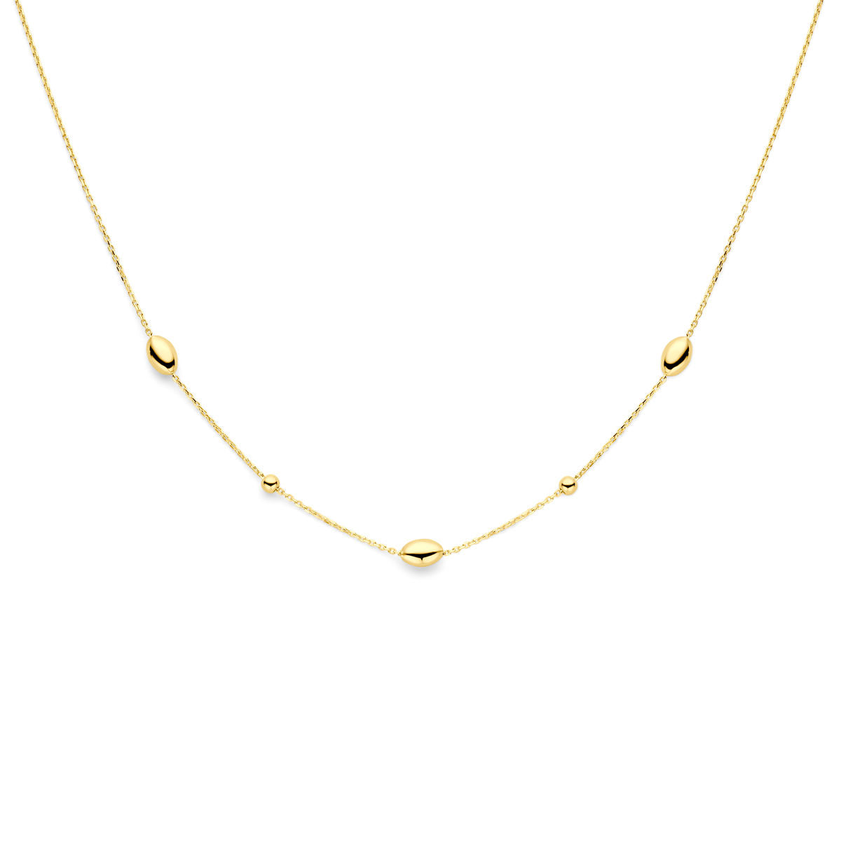 Collar óvalos y bolitas 41 - 43 - 45 cm - 40.30914 
