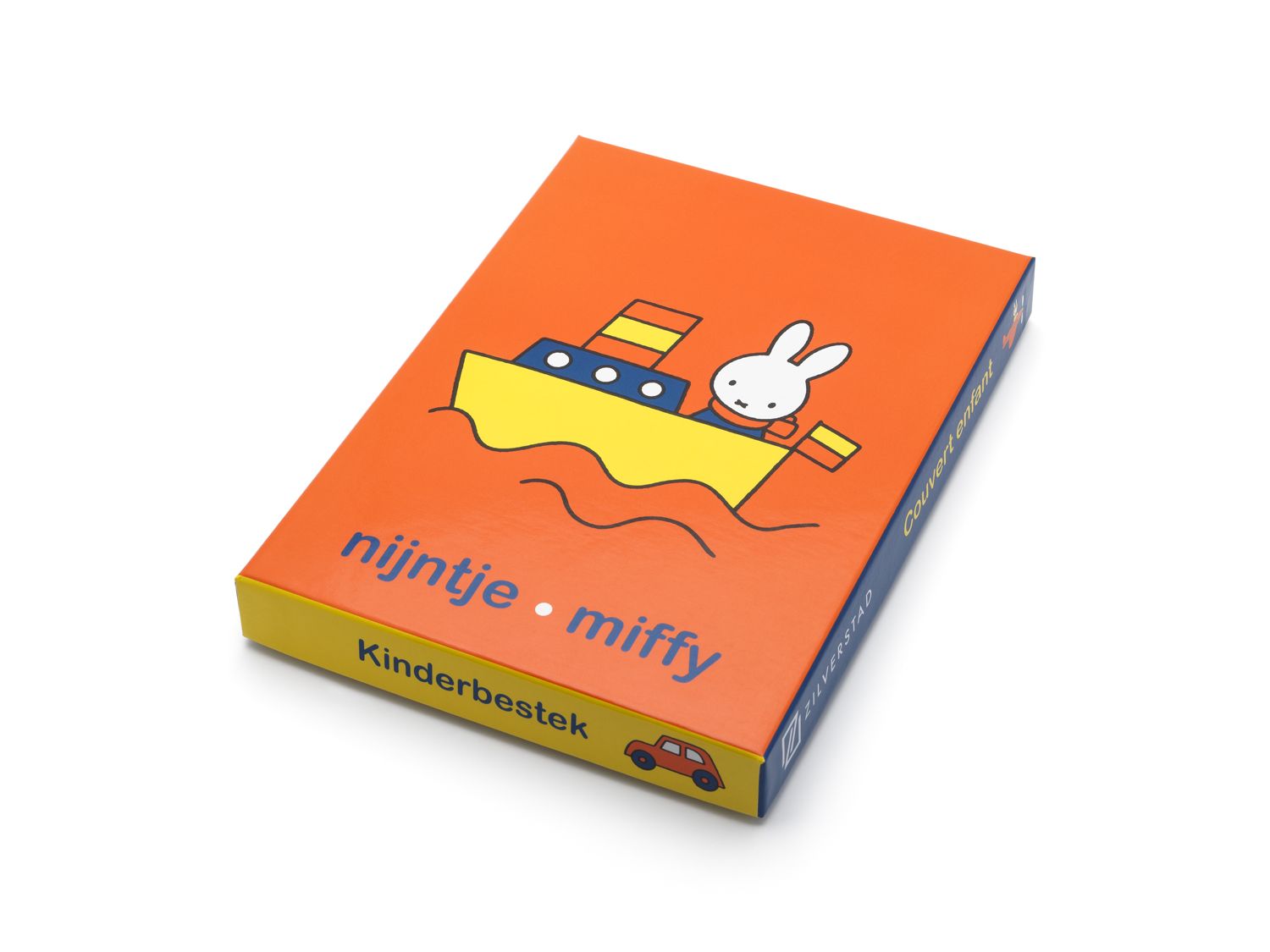 Cubiertos infantiles vehículos miffy, 4 piezas, acero inoxidable