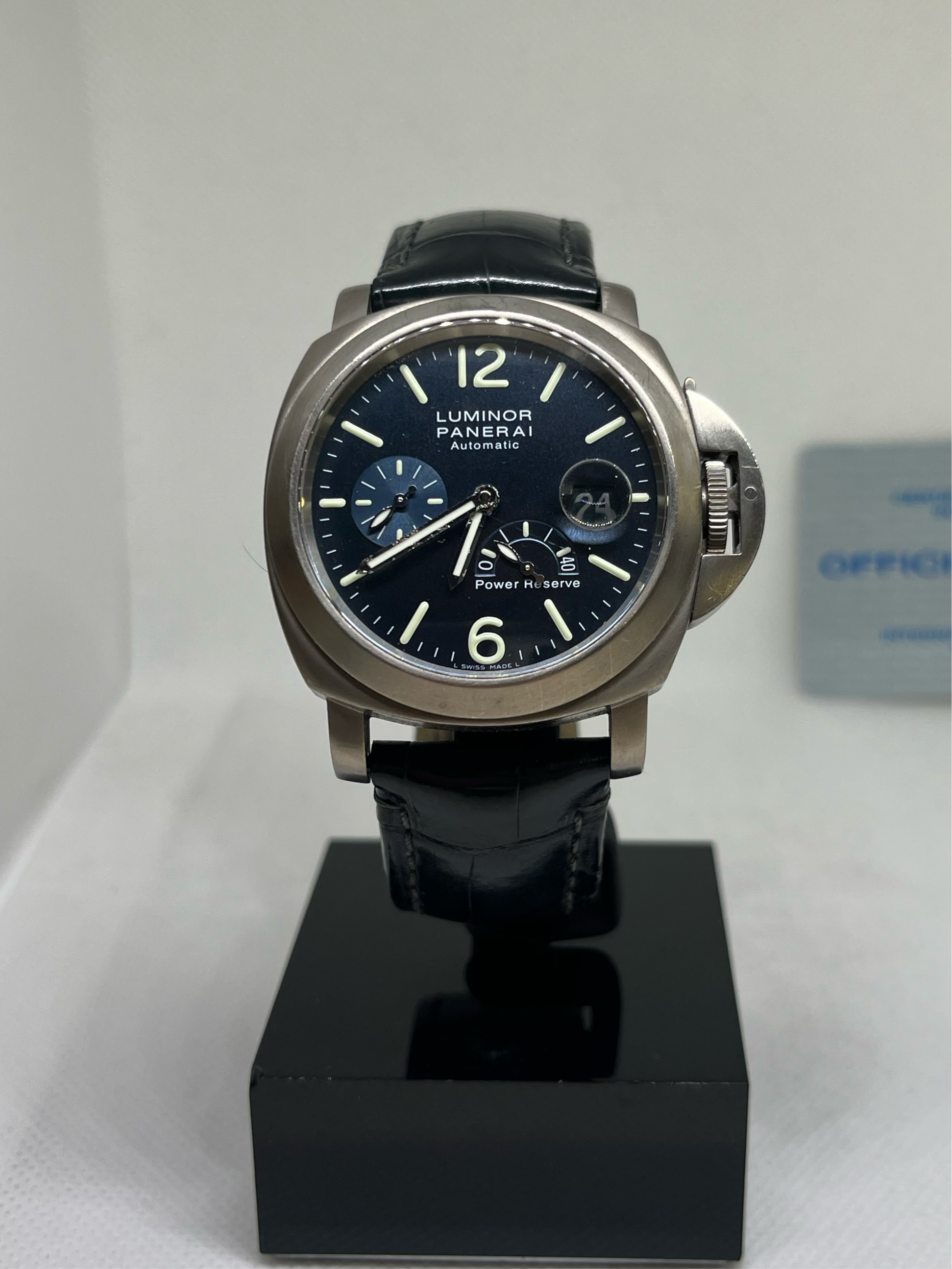 Panerai Luminor Power Reserve titanium. PAM00093