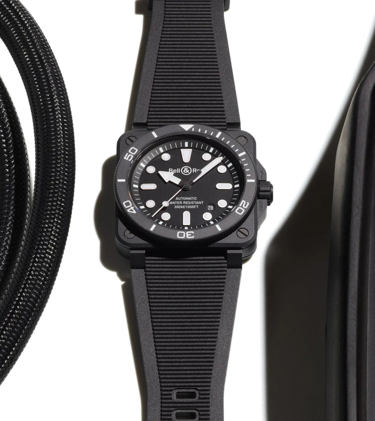 BR 03 DIVER BLACK MATTE CERAMIC