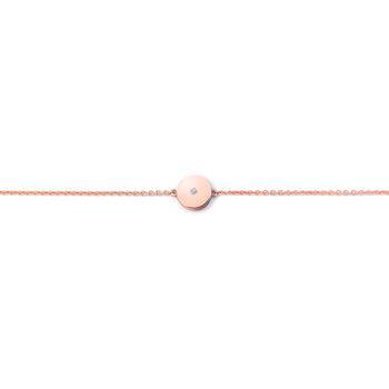 ARMBAND 'FOREVER' DISC MET DIAMANT