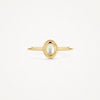 Blush Ring 1239 Ymq Geel Goud Met Doublette Van Mother Of Pearl Met Rock Crystal (14k)