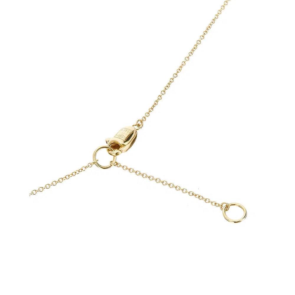 DANCING "ÉLITE" GOLD AND DIAMONDS ACCENT TINY NECKLACE