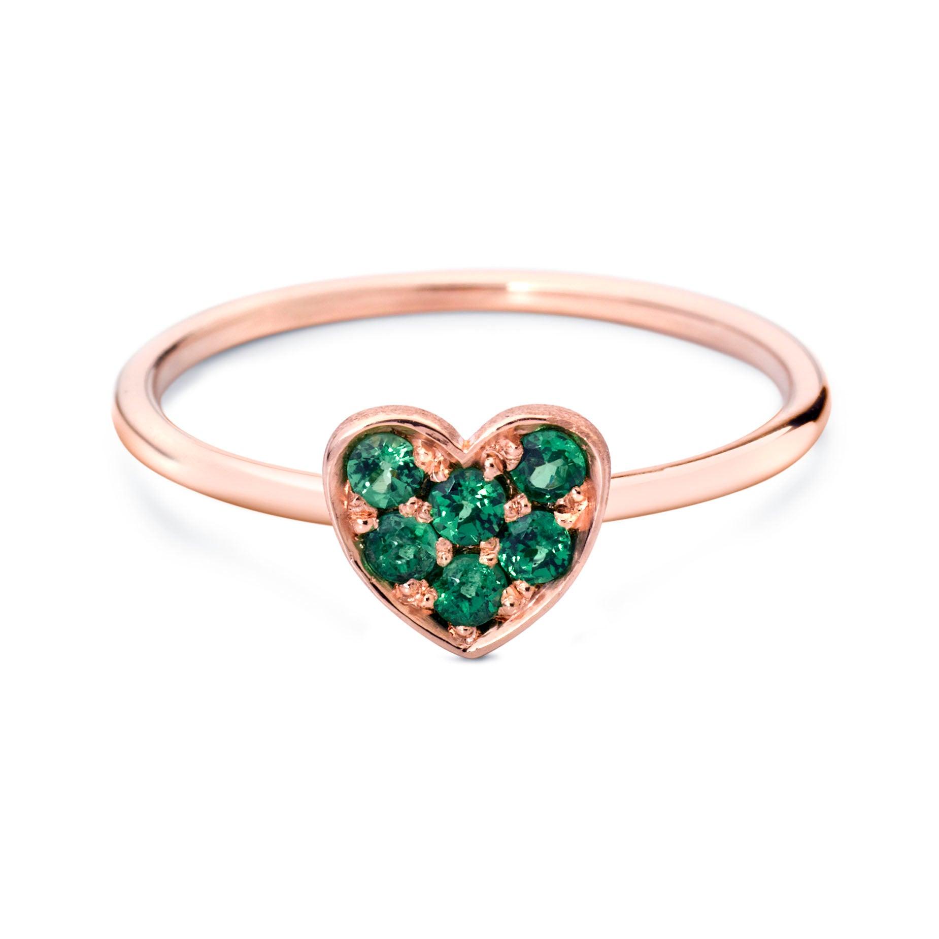 Miss Spring Ring "Forever" Heart Pavé MSR020TSAGG