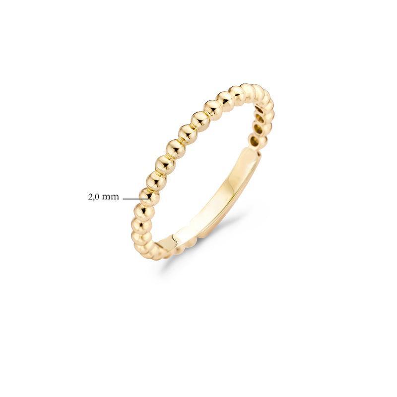 BLUSH RING 1127YGO - 14 K GEELGOUD