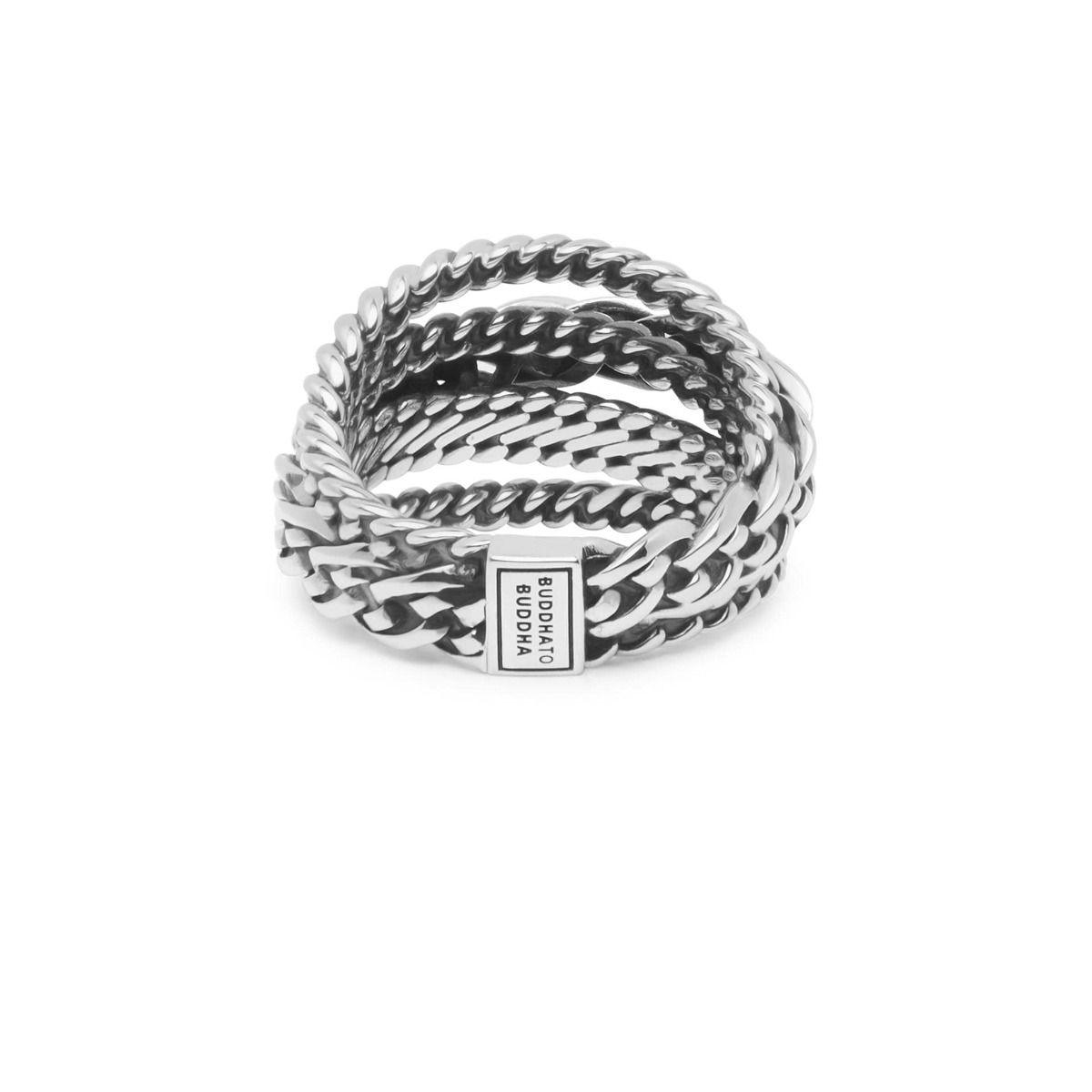 Multi Chain Nathalie Ring Silver - 616 - Brunott Juwelier